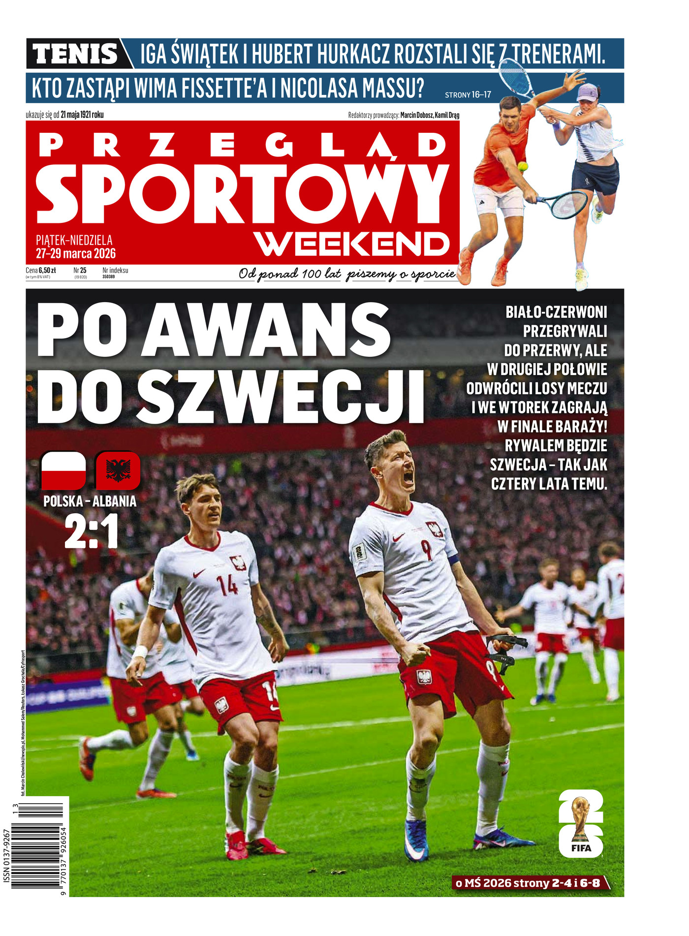 Polska - Albania 2:1, 26.03.2026 Przegląd Sportowy
