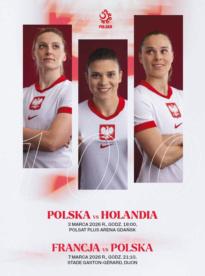 Program meczowy Polska - Holandia 2:2 kobiety (03.03.2026)