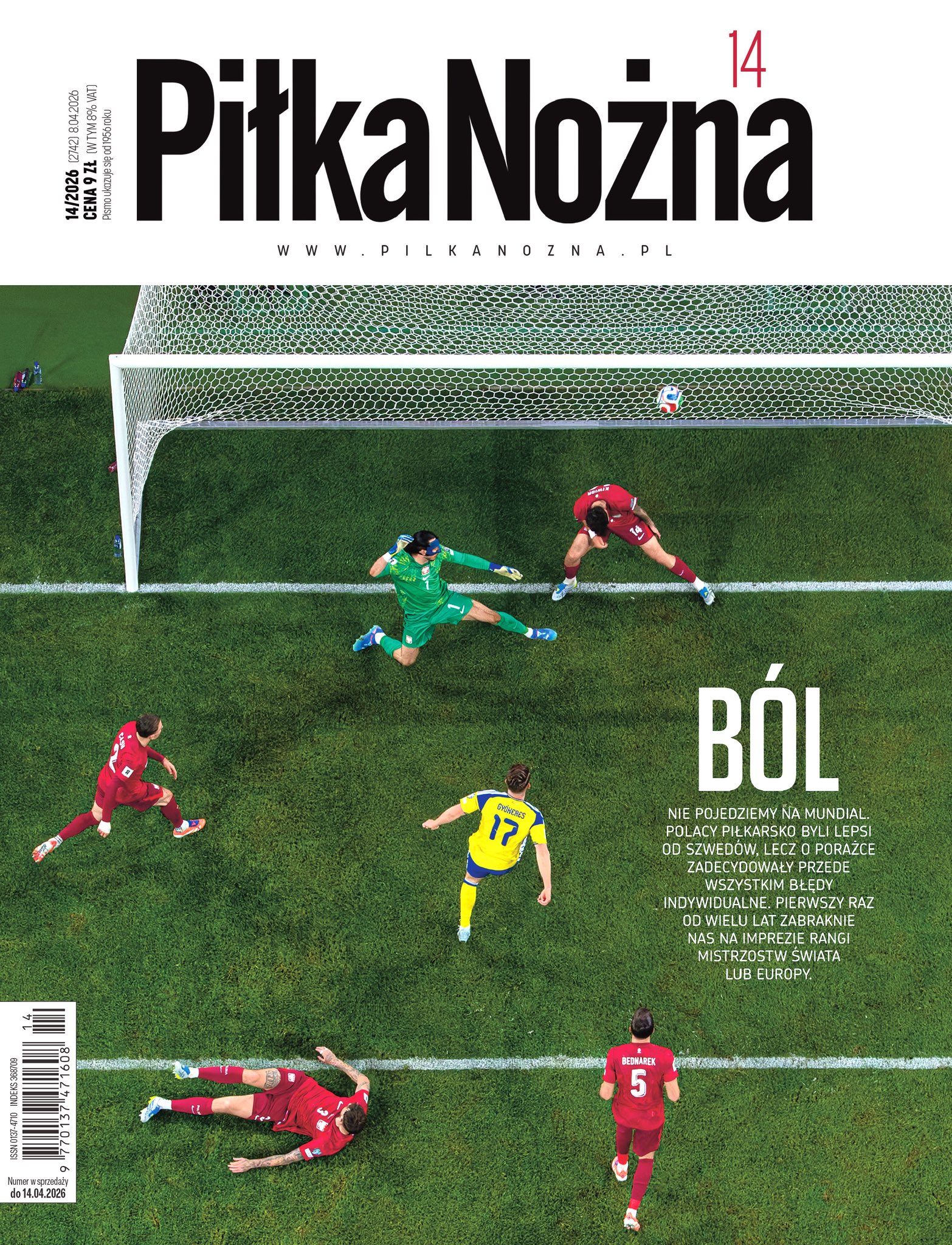 Szwecja - Polska 3:2, 31.03.2026 Tygodnik Piłka Nożna