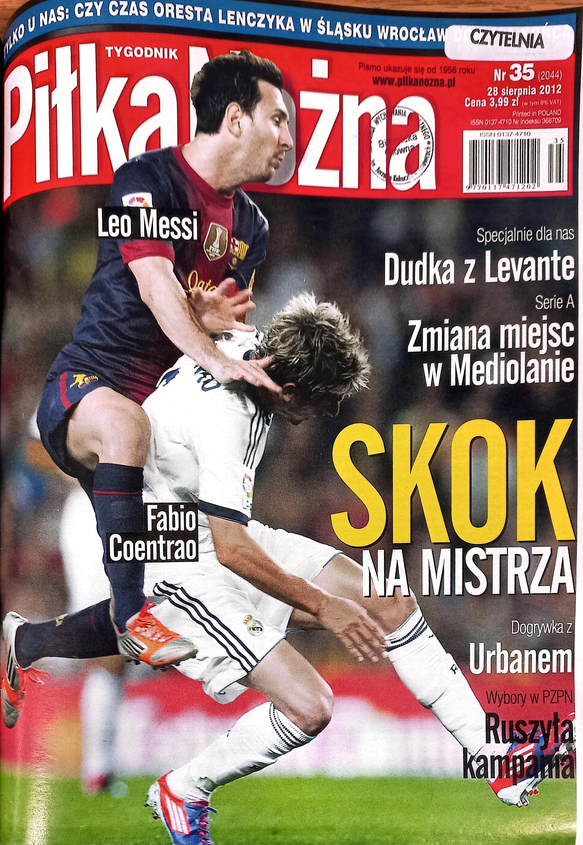 Piłka Nożna po meczu Legia Warszawa - Rosenborg Trondheim 1:1 (23.08.2012)