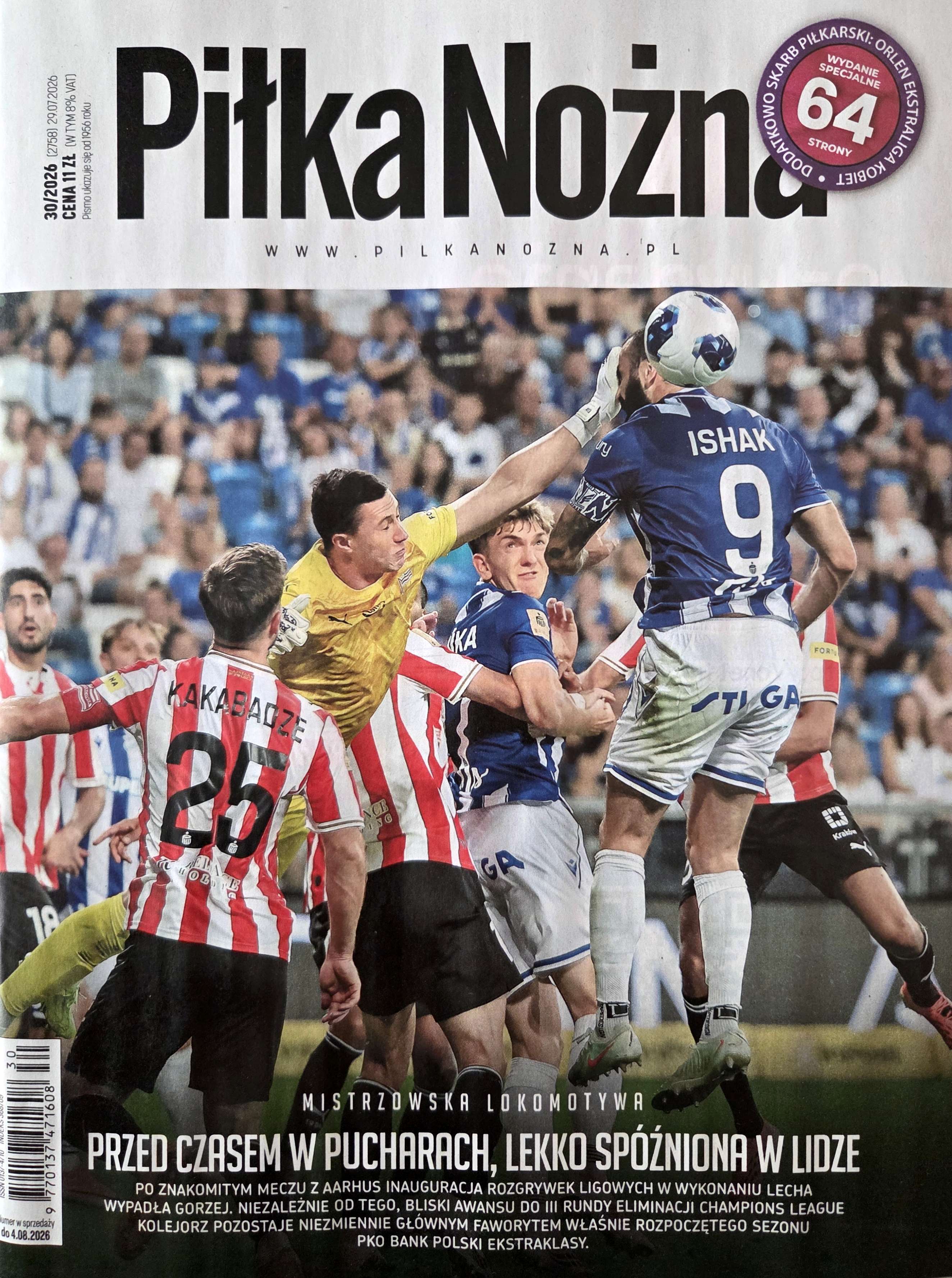 Aarhus GF - Lech Poznań 1:4, 21.07.2026 Tygodnik Piłka Nożna