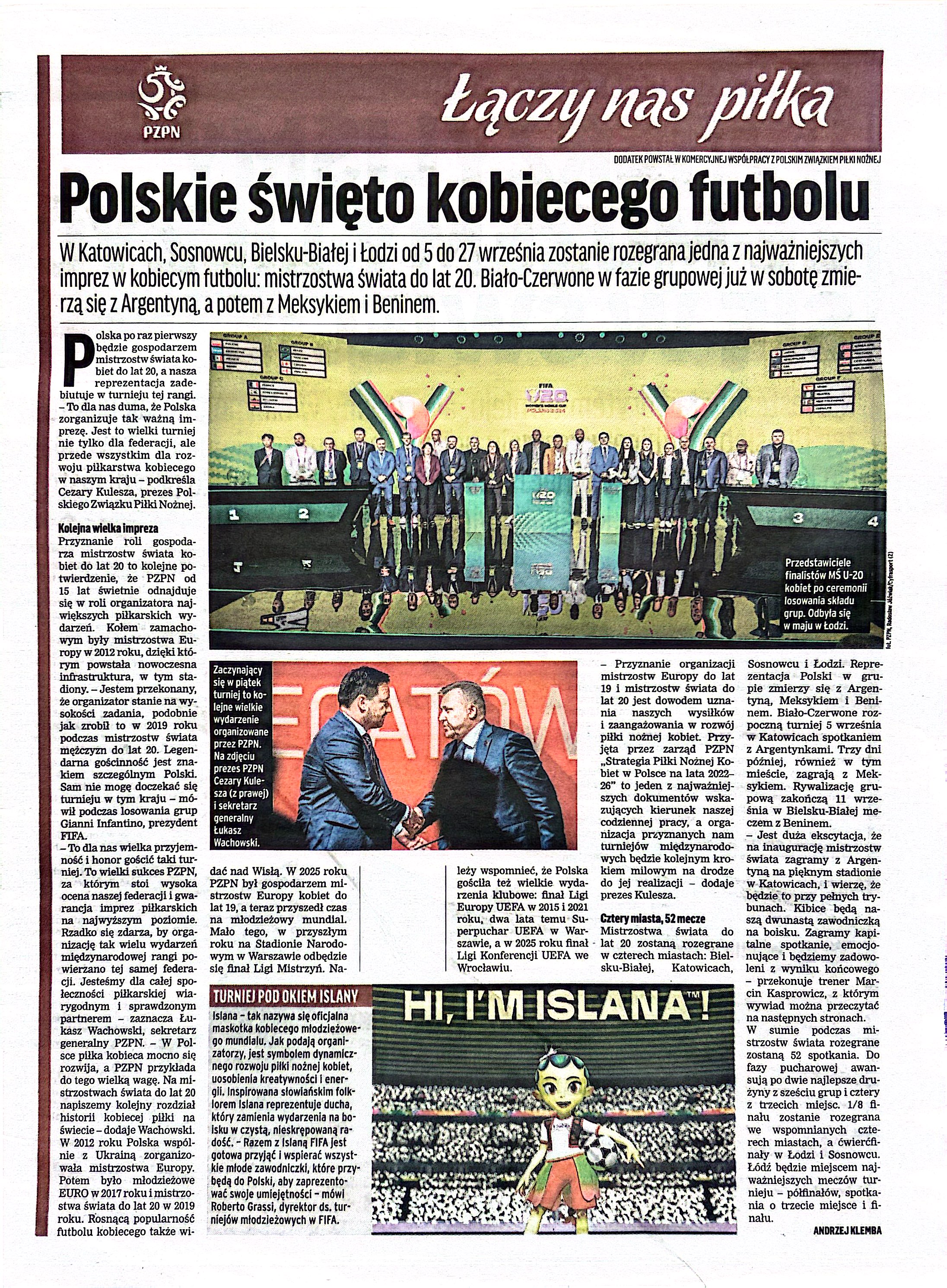 Dodatek ŁNP do Przeglądu Sportowego przed MŚ kobiet U20 2026