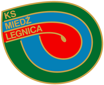 Herb Miedź Legnica (lata 80. do 1996)