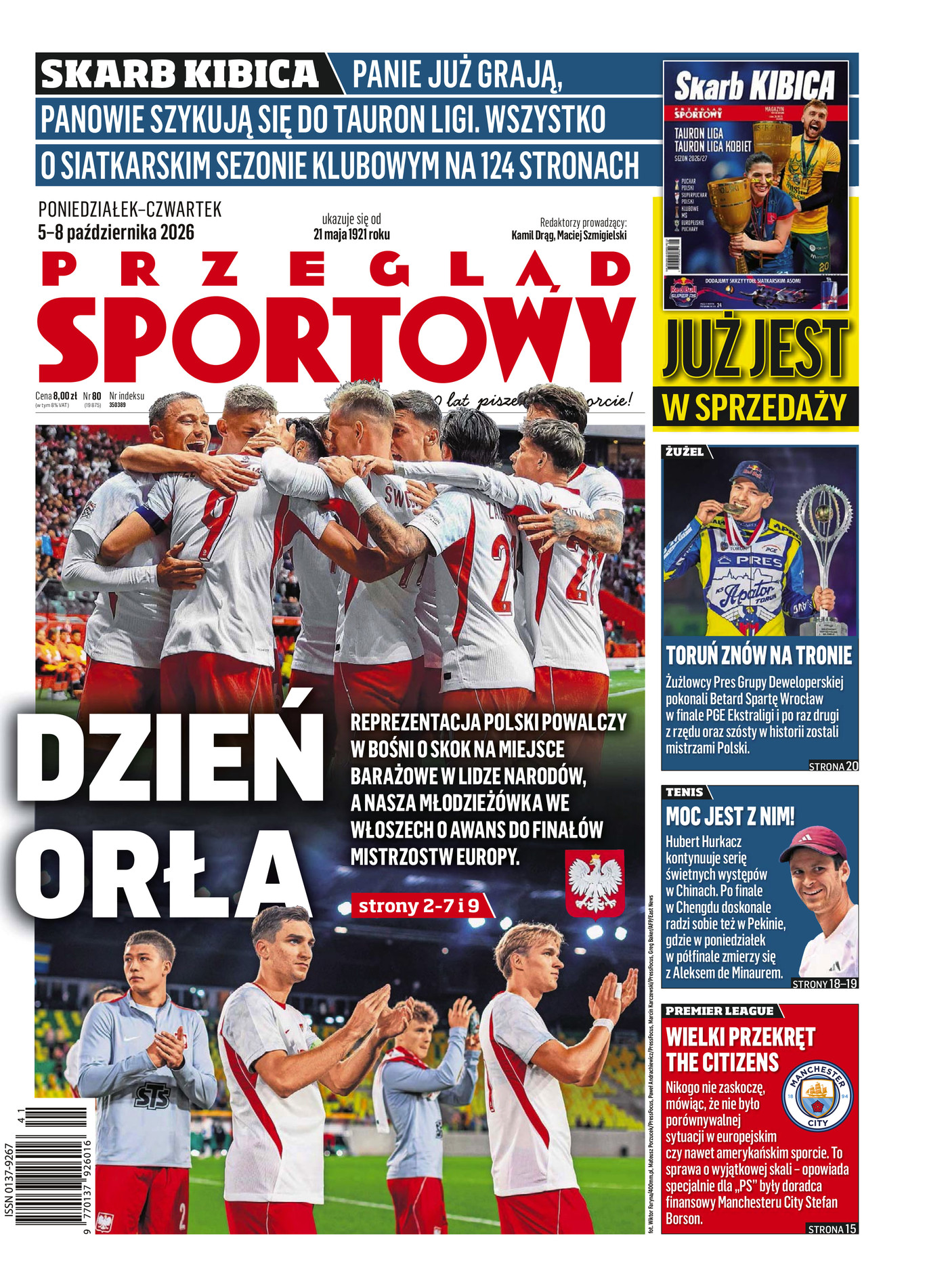 Polska - Rumunia 6:0, 02.10.2026 Przegląd Sportowy