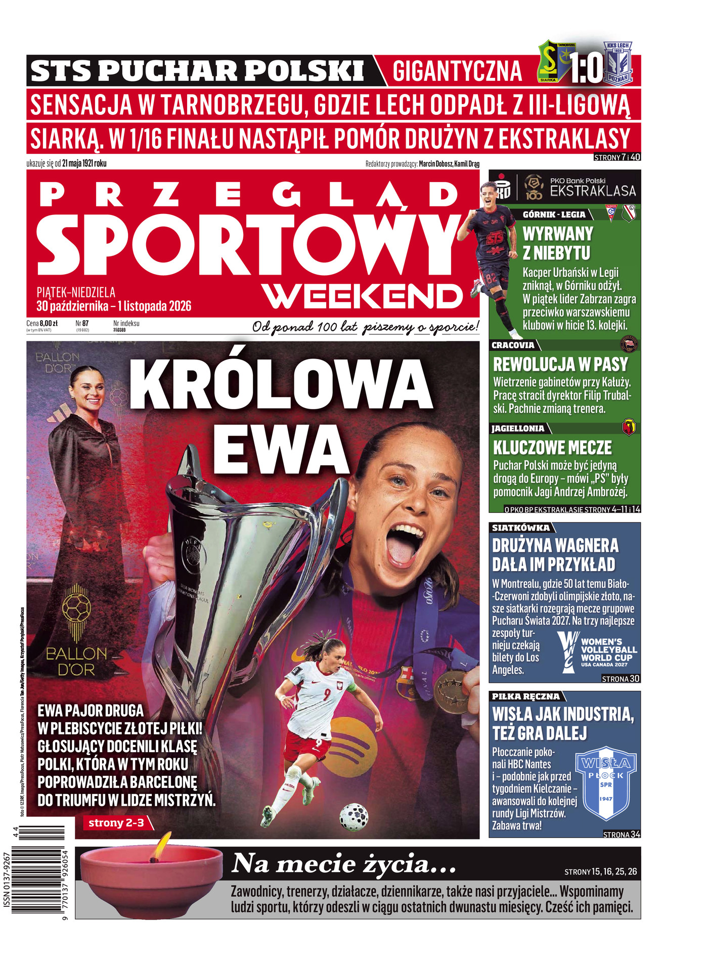 Przegląd Sportowy po meczach 1/16 finału STS Pucharu Polski