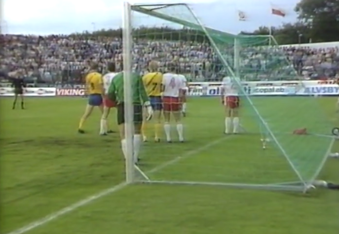 Szwecja - Polska 1:0 (21.08.1985) 