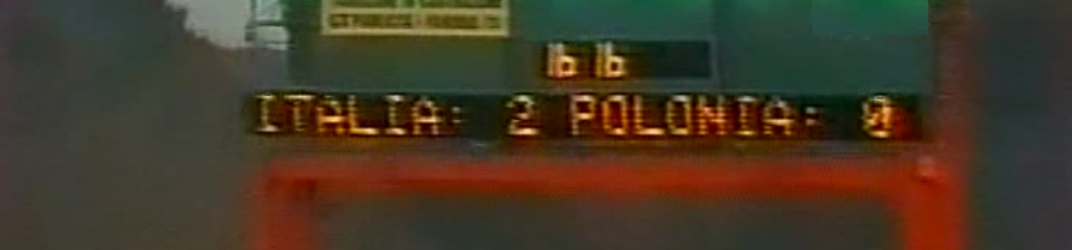 włochy - polska (08.12.1984)