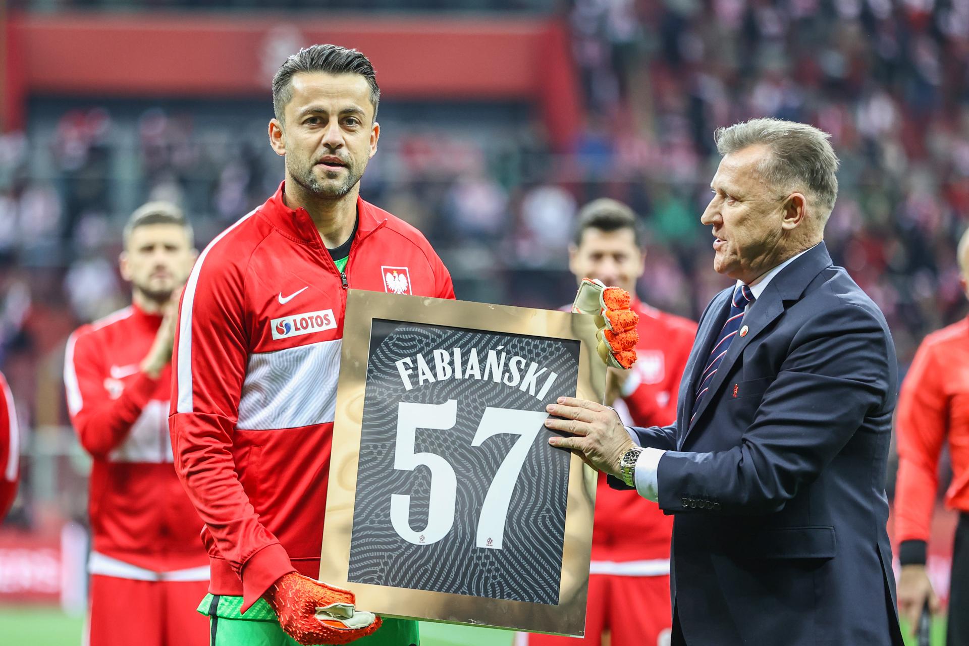 Polska - San Marino 5:0 (09.10.2021) Łukasz Fabiański Cezary Kulesz