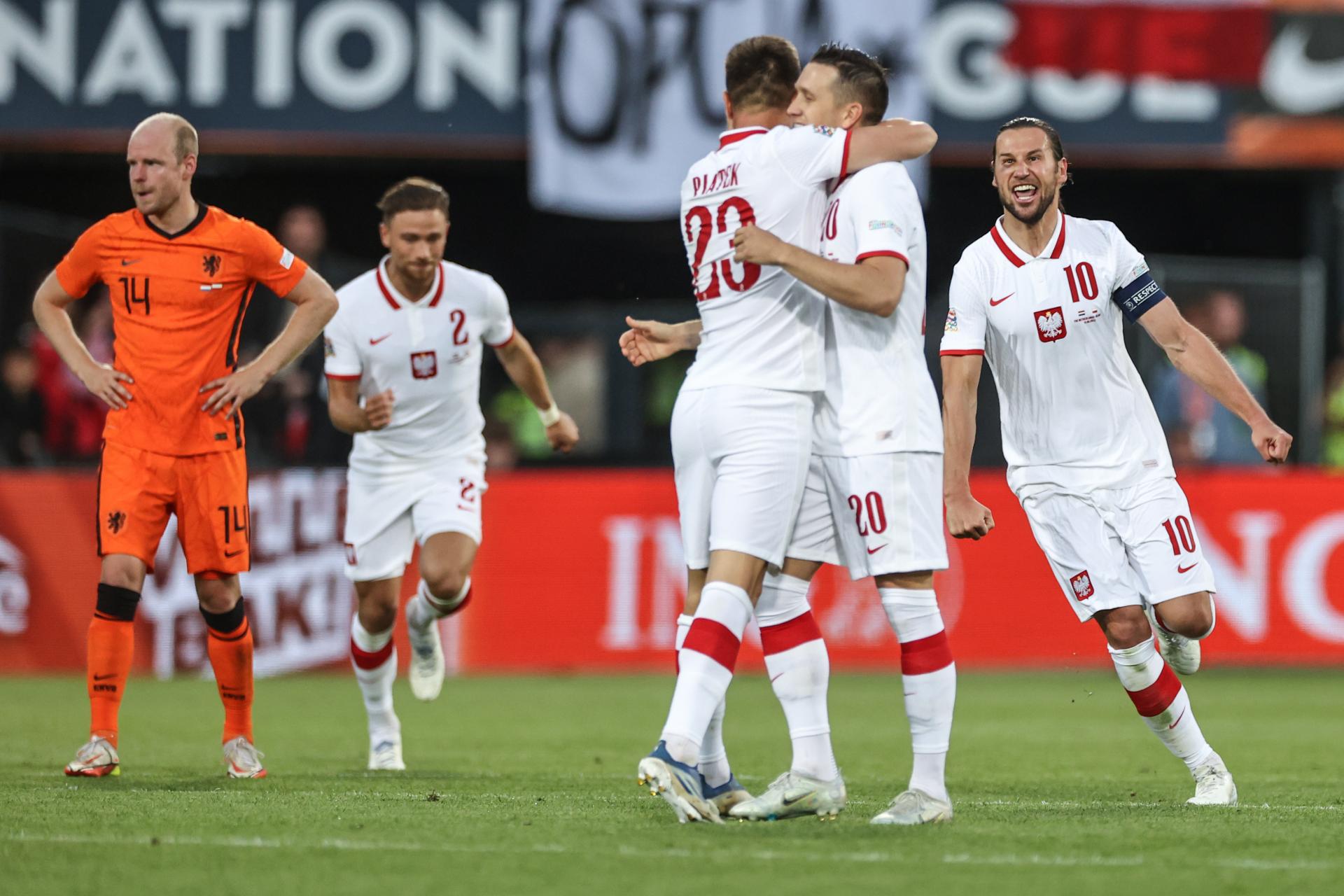 Holandia - Polska 2:2 (11.06.2022) Piotr Zieliński