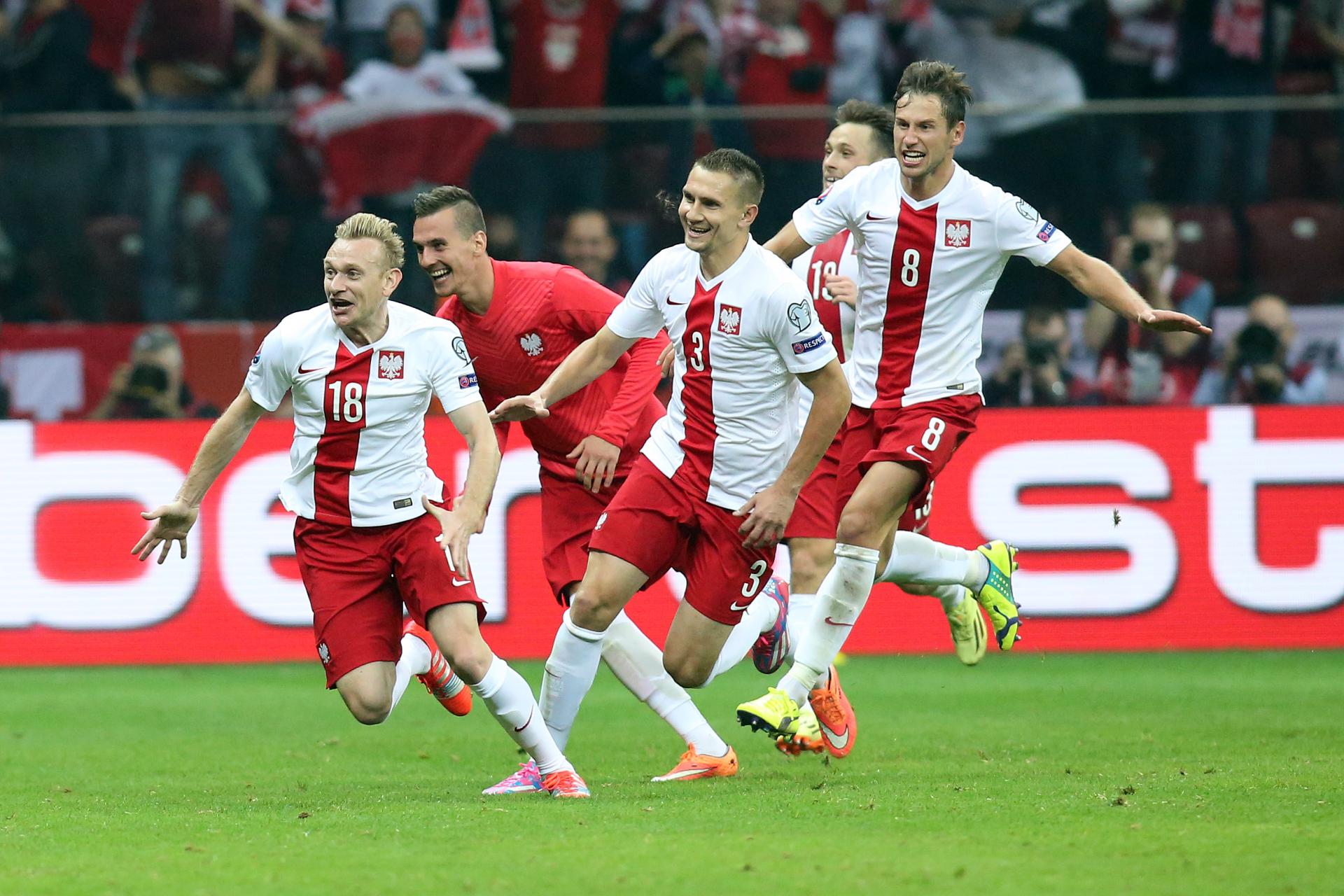 Polska - Niemcy 2:0 (11.10.2014) Sebastian Mila