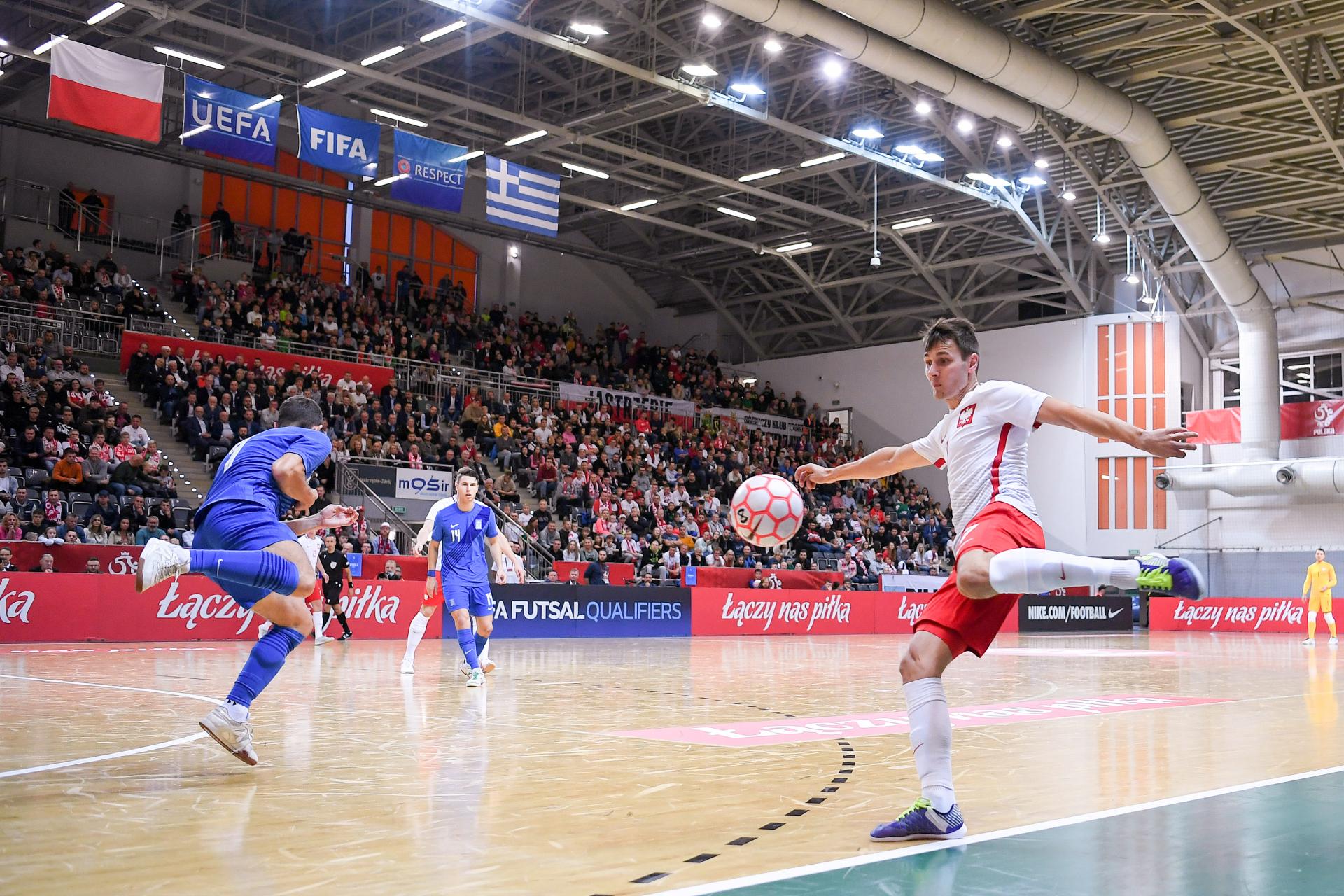 Polska - Grecja 3:0 (19.09.2022) Futsal Mikołaj Zastawnik