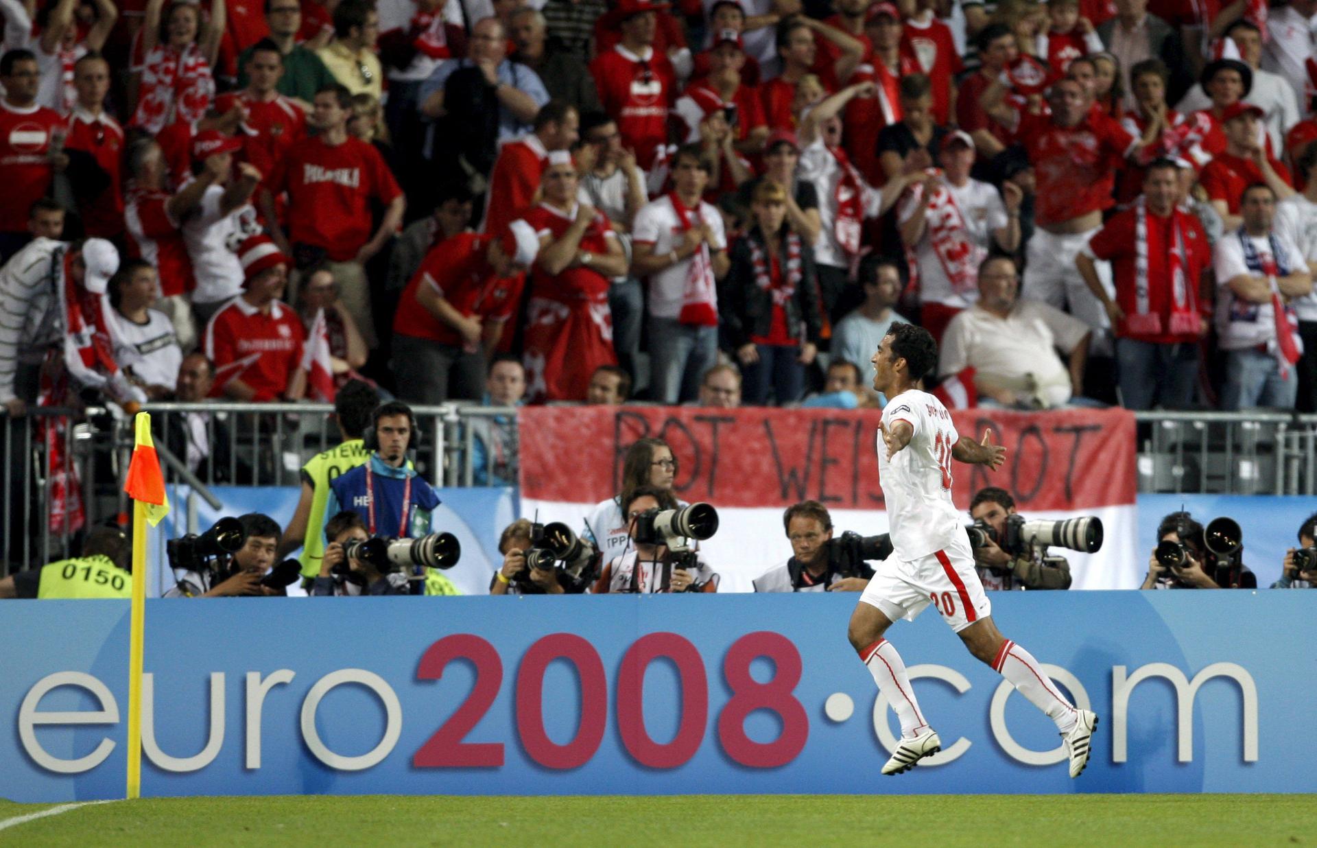 Austria - Polska 1:1 (12.06.2008) Roger Guerreiro