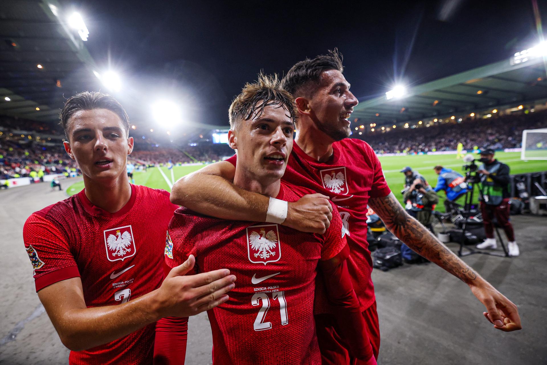 Szkocja - Polska 2:3 (05.09.2024) Nicola Zalewski