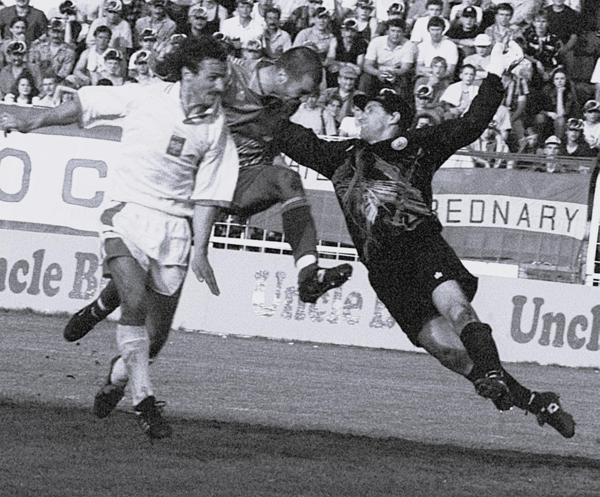 Jan Furtok w meczu z San Marino