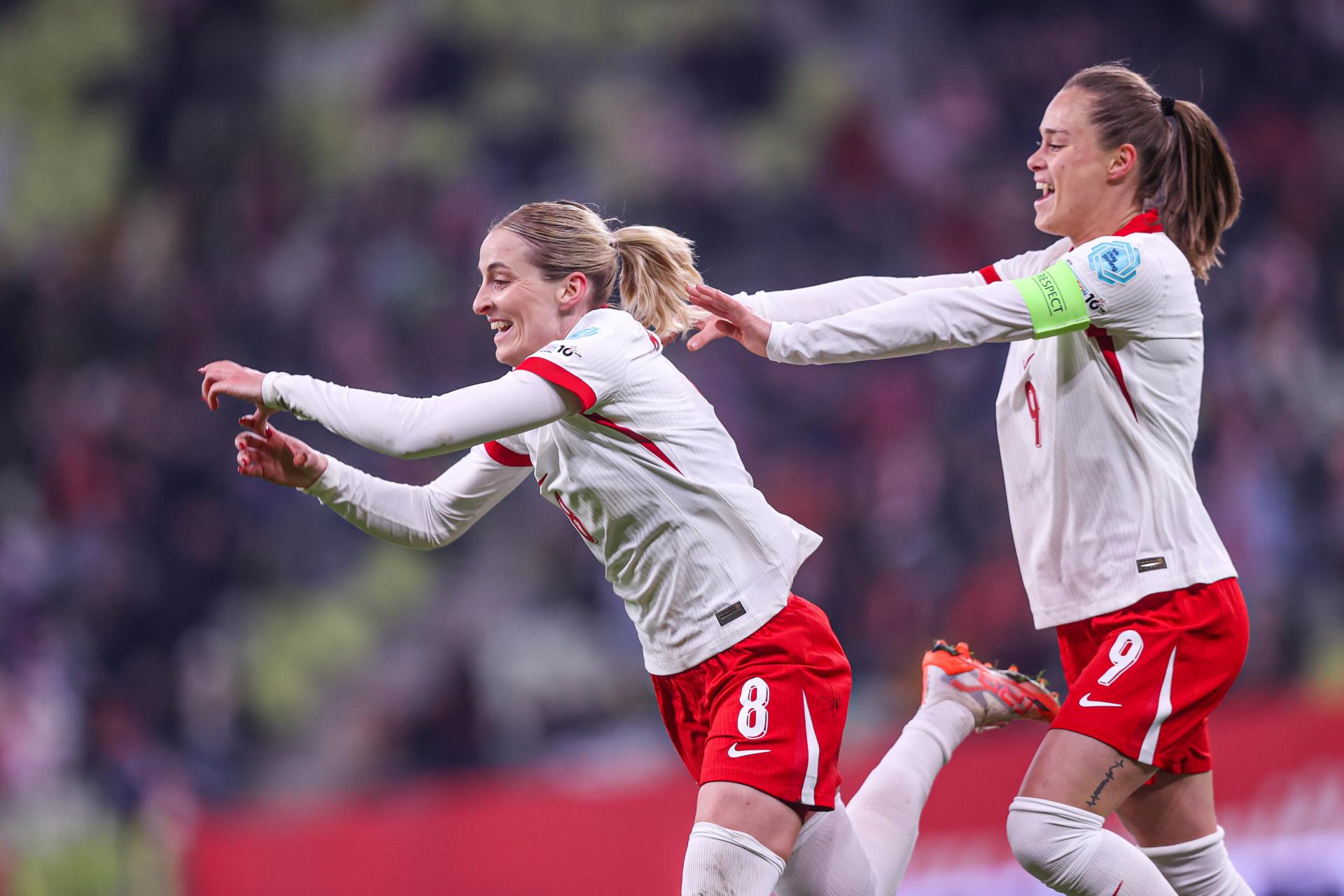 Polska - Irlandia Północna 2:0 kobiety (21.02.2025)