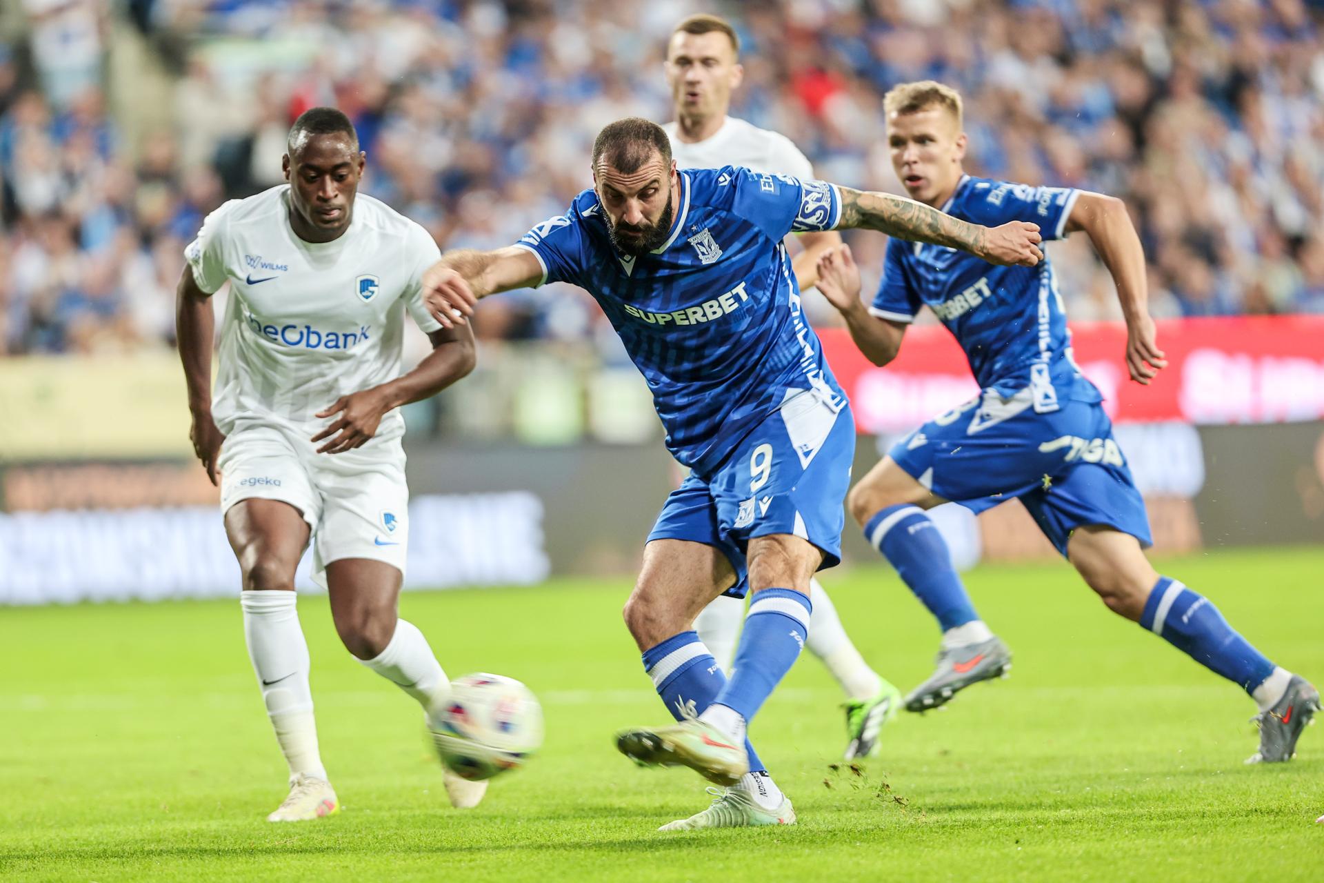 Lech Poznań - KRC Genk 1:5, 21.08.2025 Mikael Ishak