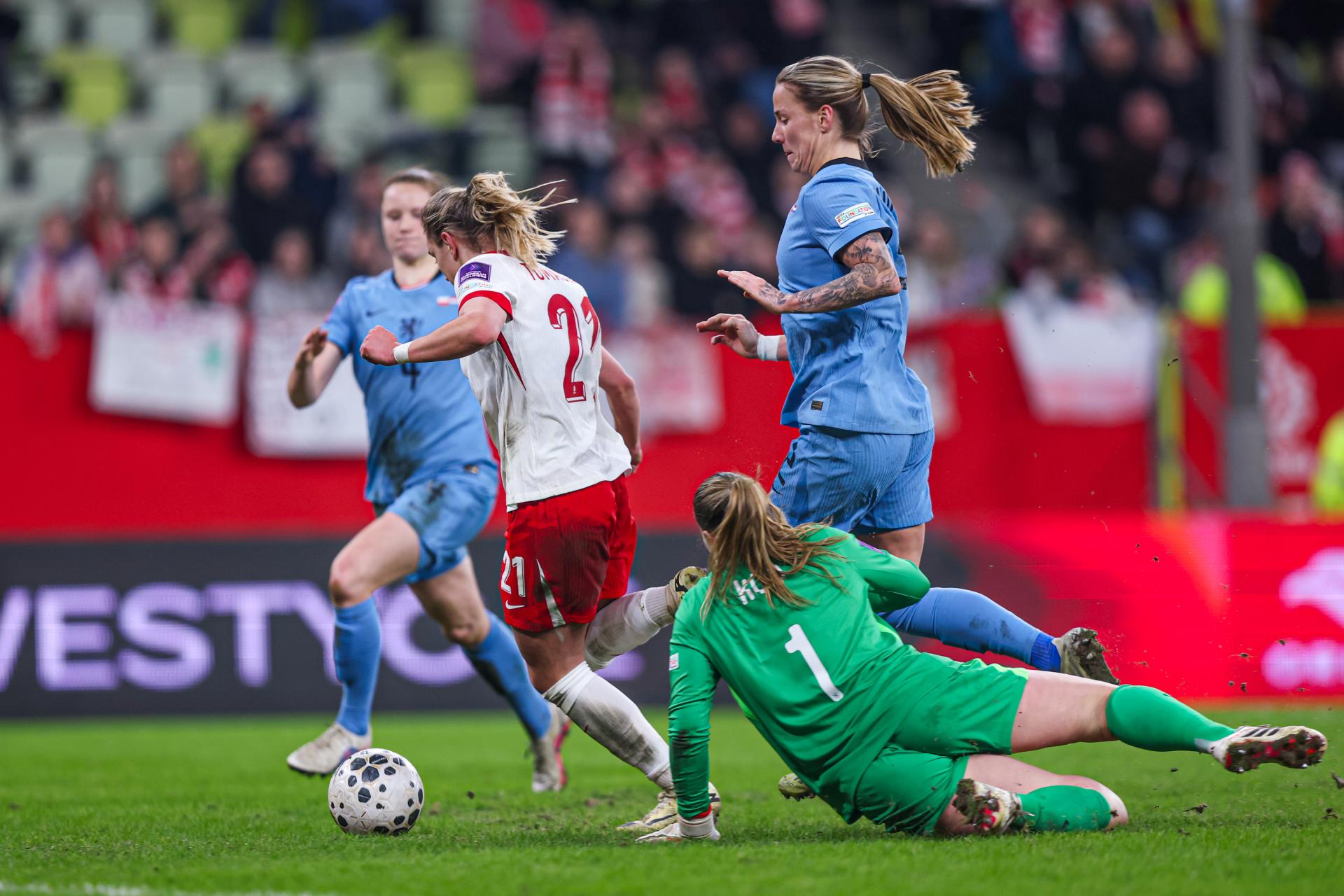 Polska - Holandia 2:2 kobiety (03.03.2026)