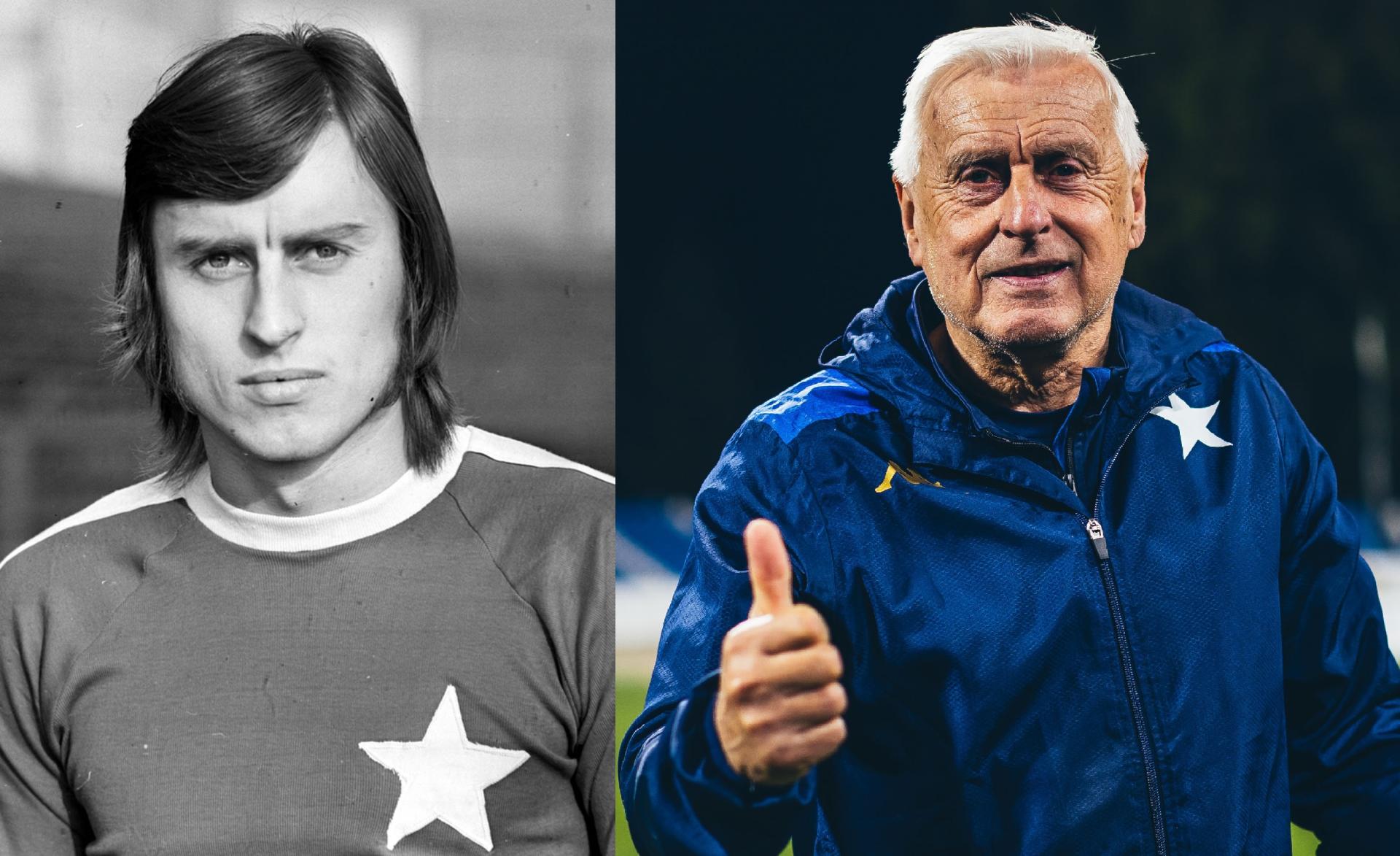 Kazimierz Kmiecik z roku 1974 i 2026.