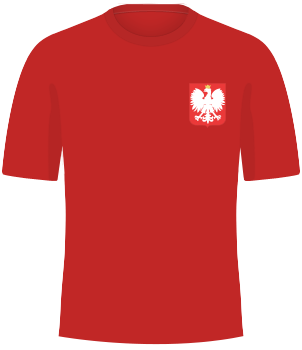 Koszulka Polski z 2016 roku (el. Euro 2016 i Euro 2016)