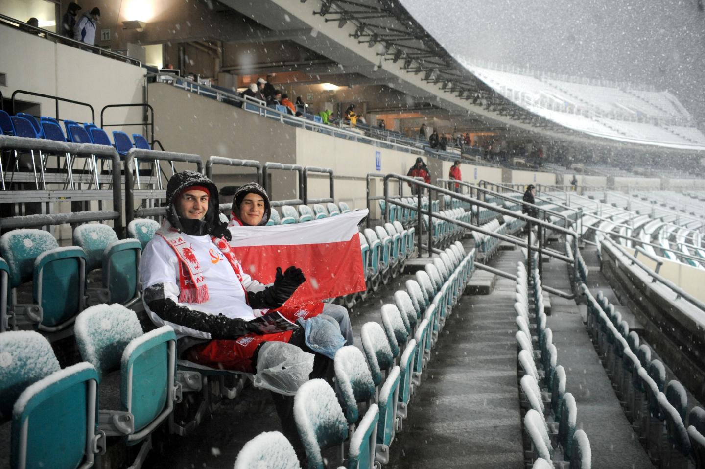 Podczas meczu ze Słowacją Stadion Śląski świecił pustkami. Biało-czerwoni tym razem mogli liczyć tylko na najwierniejszych kibiców.
