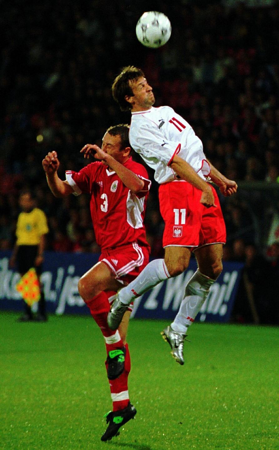 Mecz Łotwa - Polska w Rydze (2003).