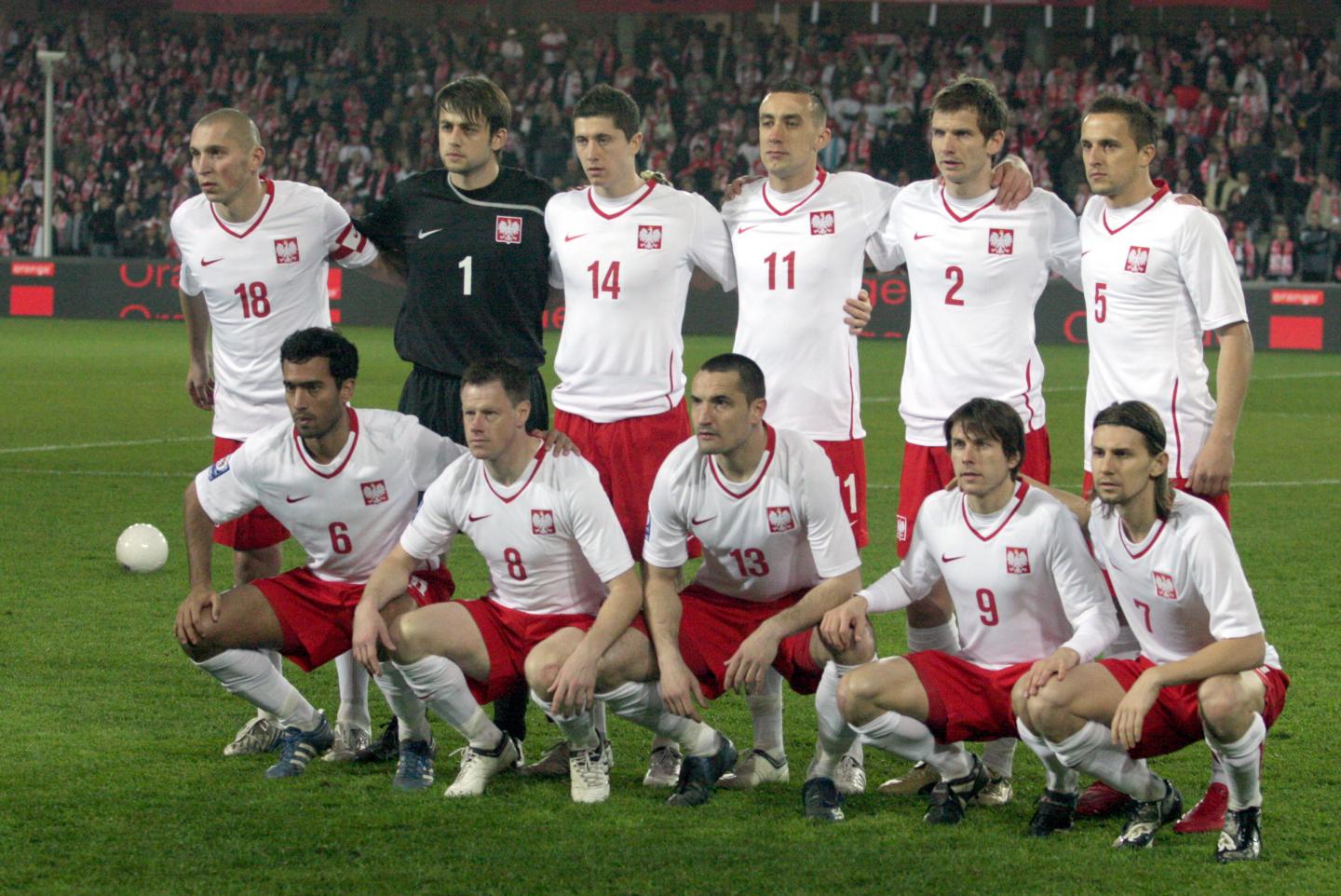 Wyjściowy skład Polski w meczu z San Marino.