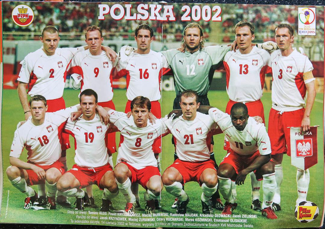 Reprezentacja Polski przed meczem z USA (14.06.2002)