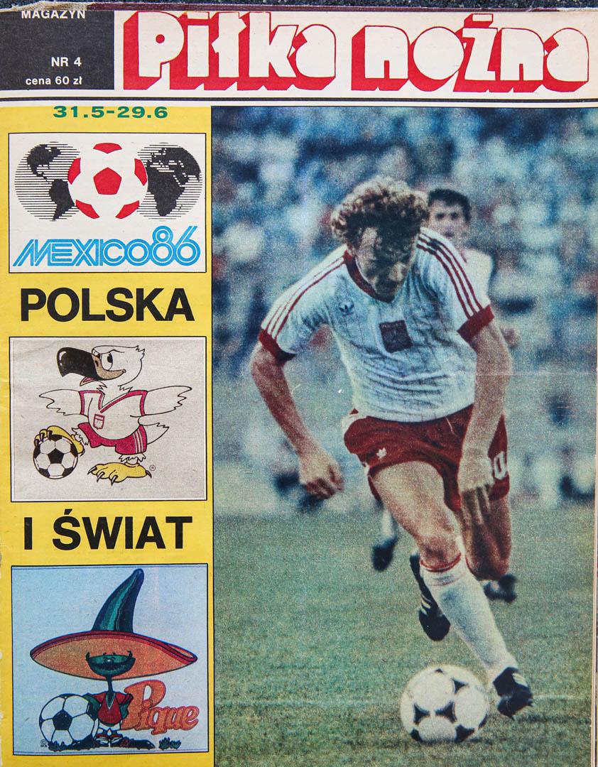Okładka specjalnego wydania Piłki Nożnej przed mundialem 1986