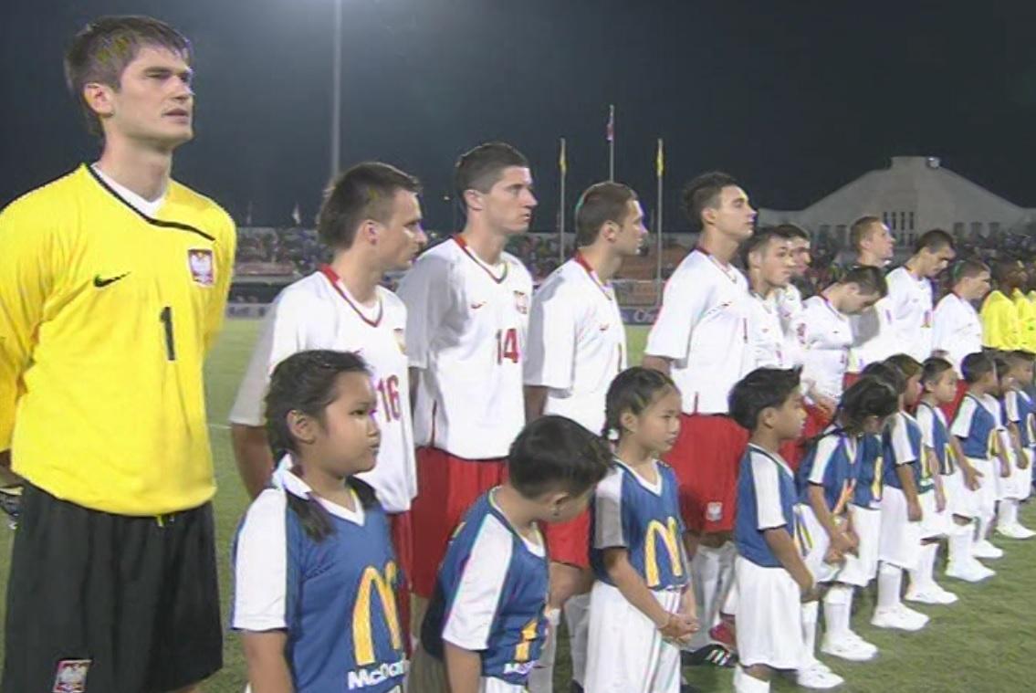 Reprezentacja Polski w meczu z Tajlandią