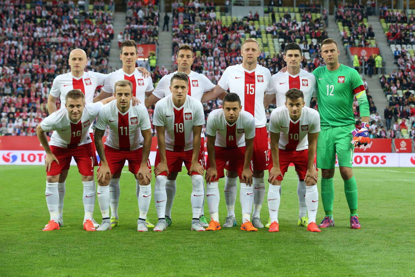 Reprezentacja Polski przed meczem z Grecją