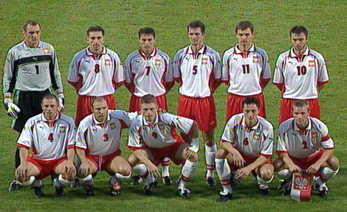 Reprezentacja Polski przed meczem z Hiszpanią.