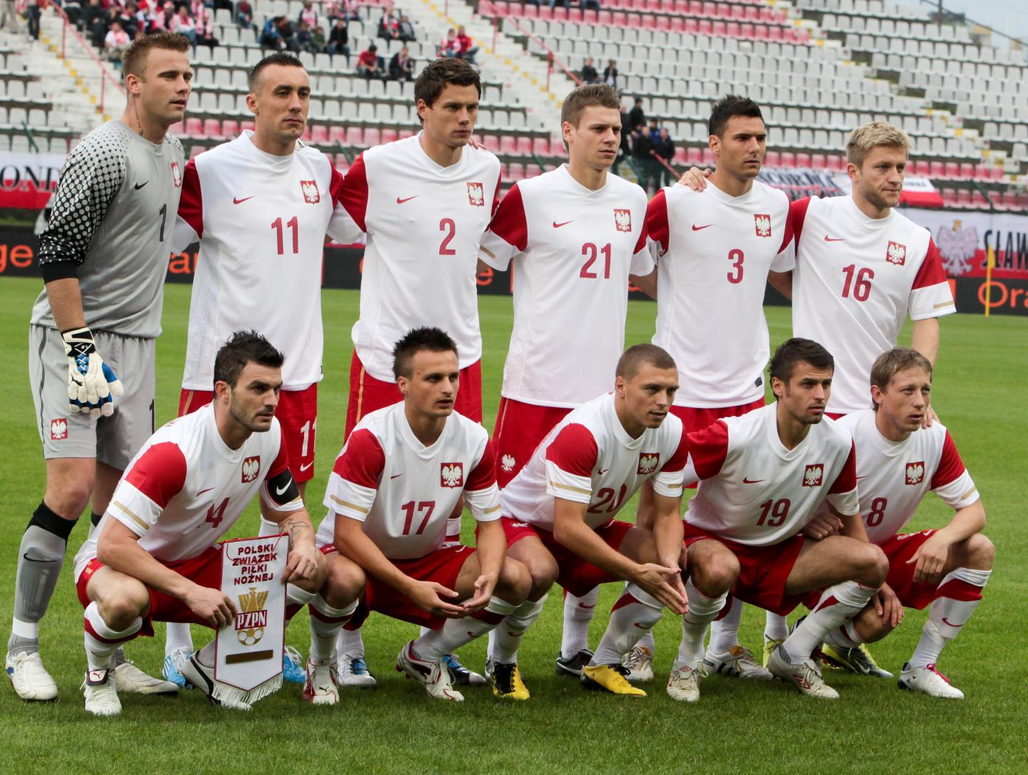 Reprezentacja Polski przed meczem z Ukrainą