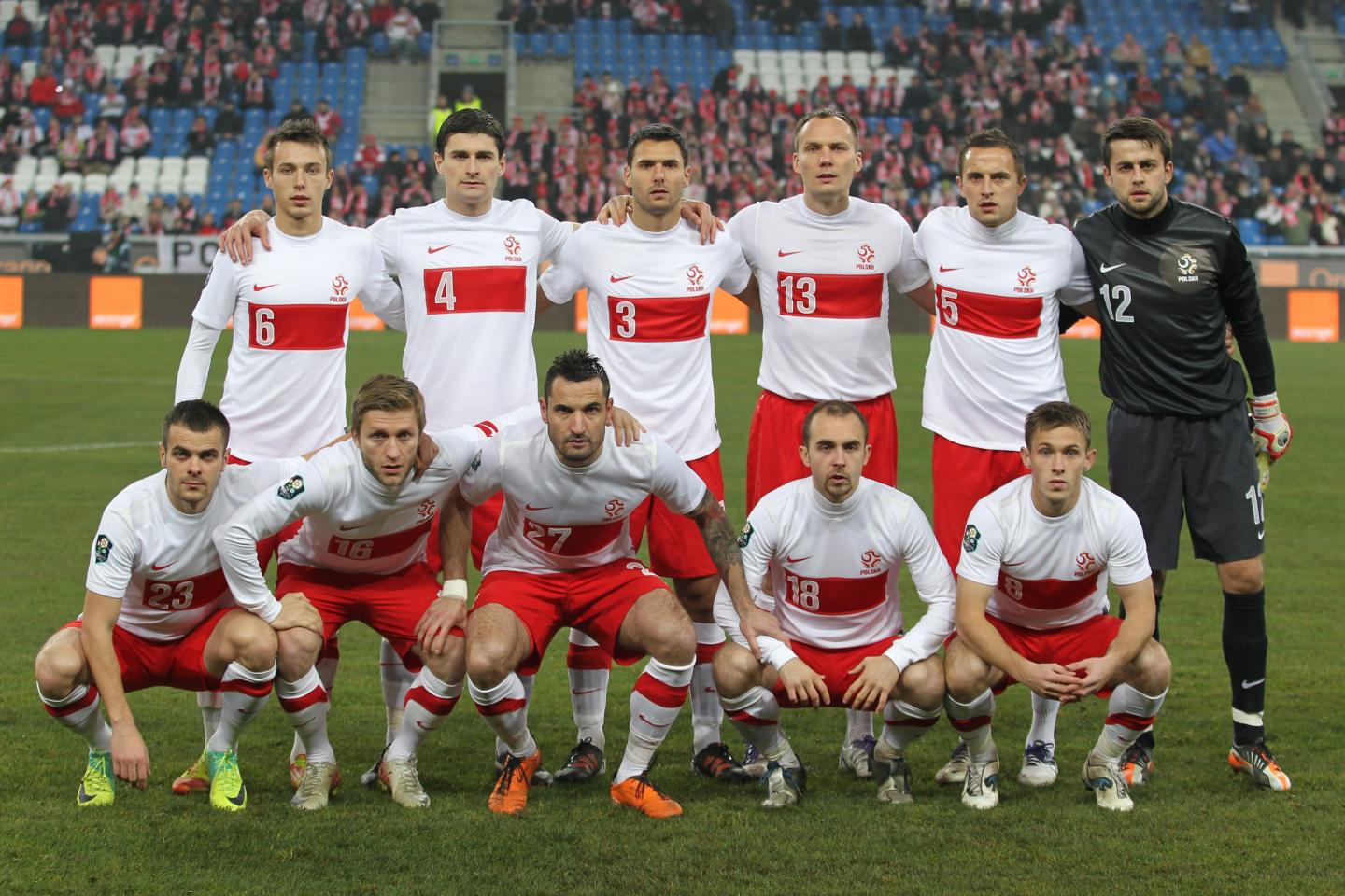 Reprezentacja Polski przed meczem z Węgrami