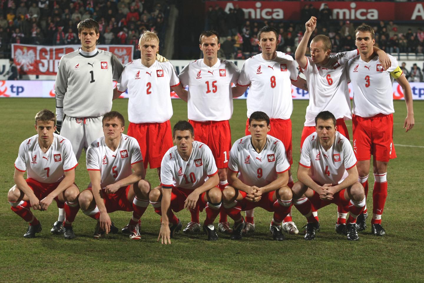 Reprezentacja Polski przed meczem z Estonią 