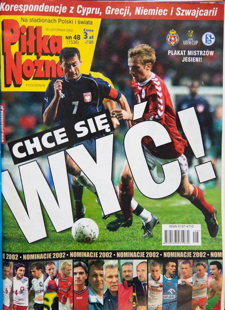 Tygodnik Piłka nożna po meczu dania - Polska (20.11.2002)