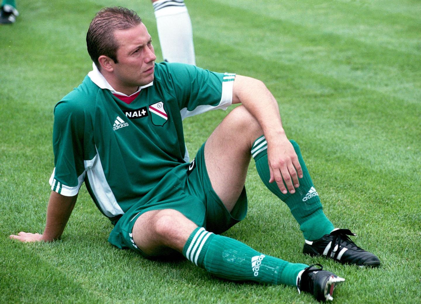 Wojciech Kowalczyk w barwach Legii Warszawa w sezonie 2000/2001.