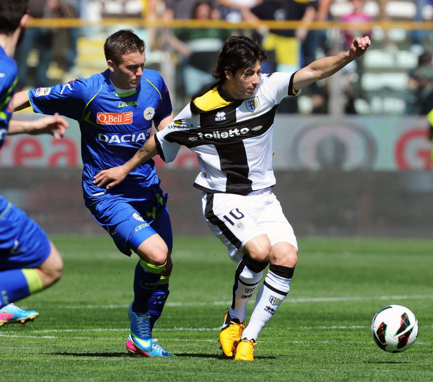 Piotr Zieliński podczas meczu Serie A Parma - Udinese 0:3 (14.04.2013).