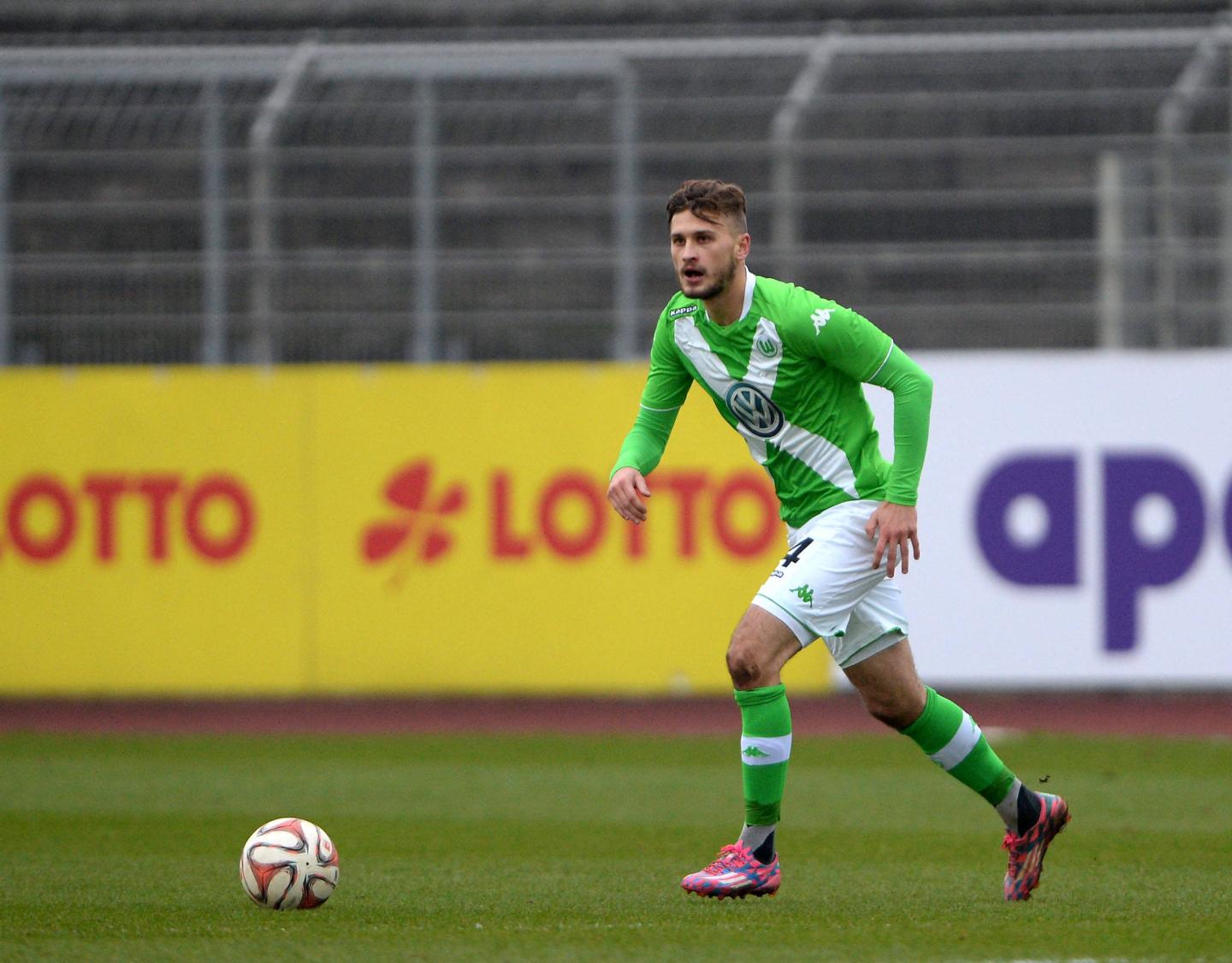 Mateusz Klich w drużynie rezerw VfL Wolfsburg.