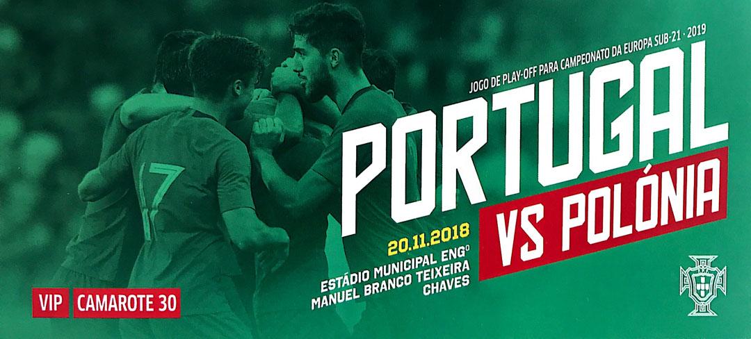 Bilet z meczu Portugalia - Polska (20.11.2018) 