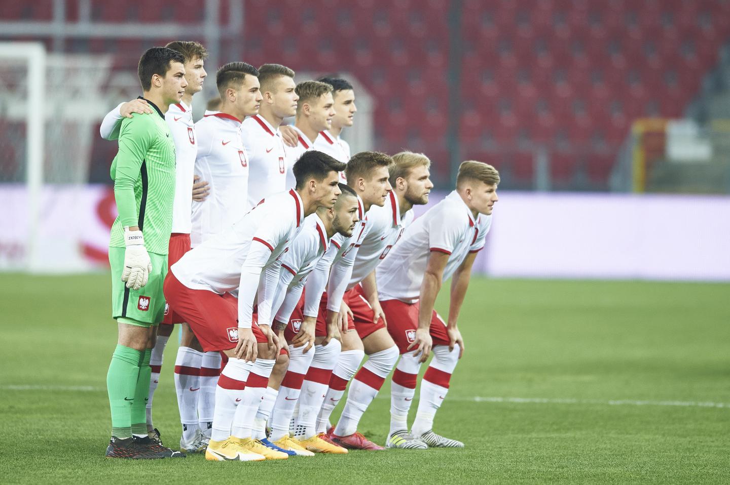 Reprezentacja Polski przed meczem Polska - Łotwa 3:1 U-21 (17.11.2020).