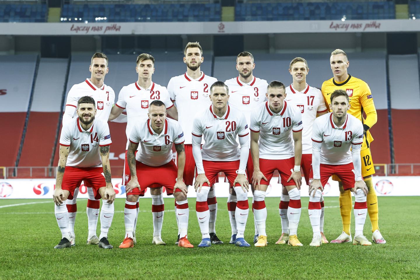 Reprezentacja Polski przed meczem Polska - Ukraina 2:0 (11.11.2020).