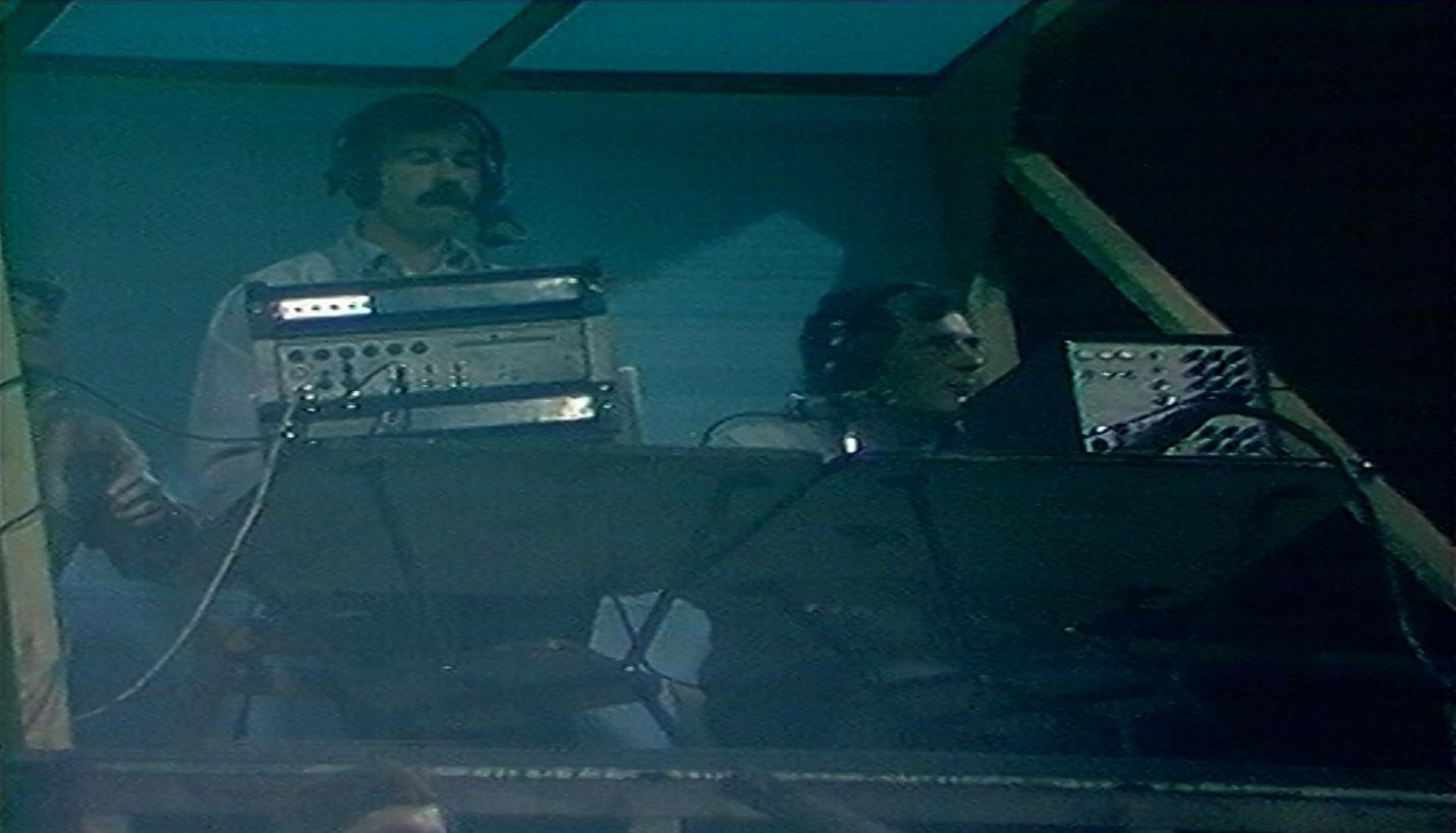 Michał Bunio i Jan Tomaszewski podczas meczu Widzew Łódź – LASK Linz 1:0 (01.10.1986)