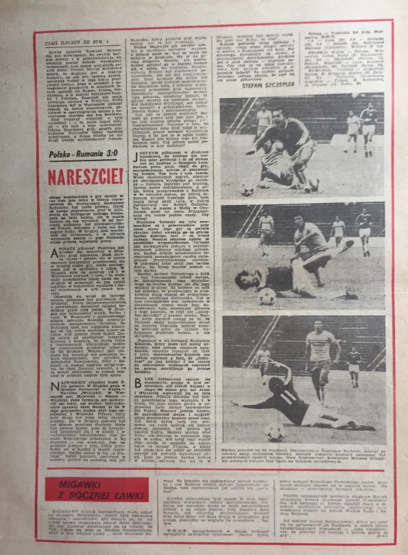 piłka nożna po meczu polska – rumunia (29.08.1979)