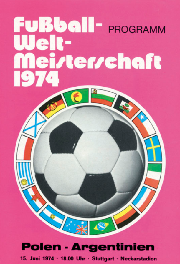 program z meczu polska - argentyna (15.06.1974)