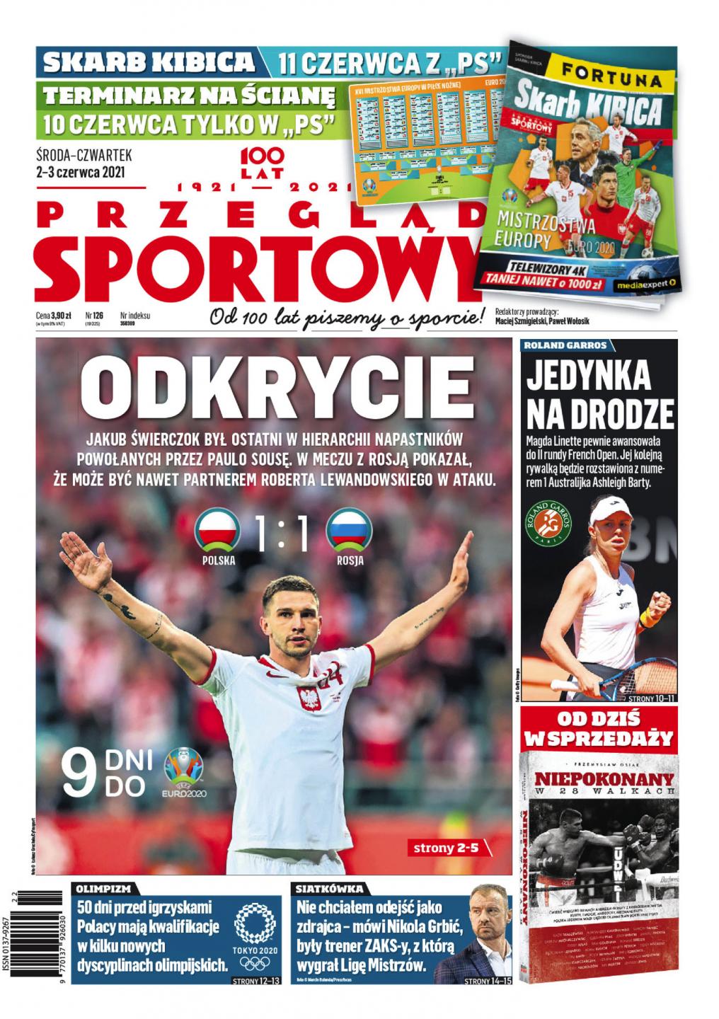 Polska - Rosja 1:1 (01.06.2021) Przegląd Sportowy