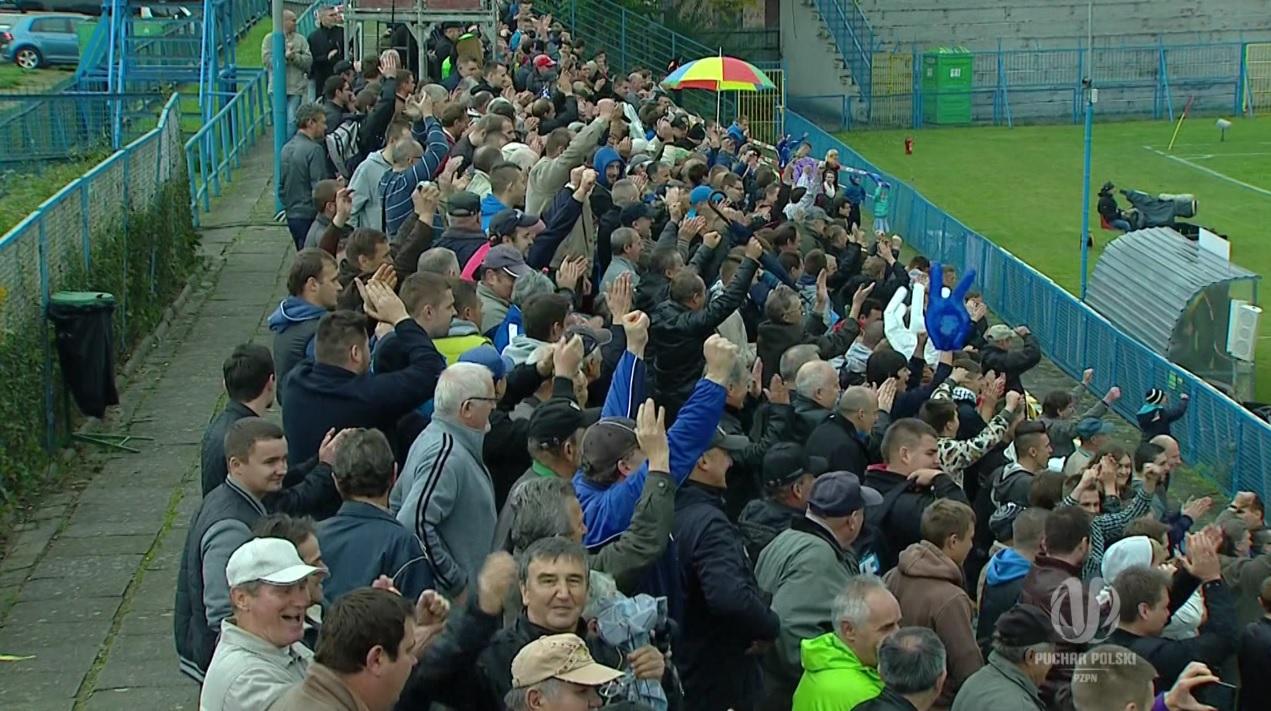 Błękitni Stargard Szczeciński - GKS Tychy 3:2 (15.10.2014) Kibice