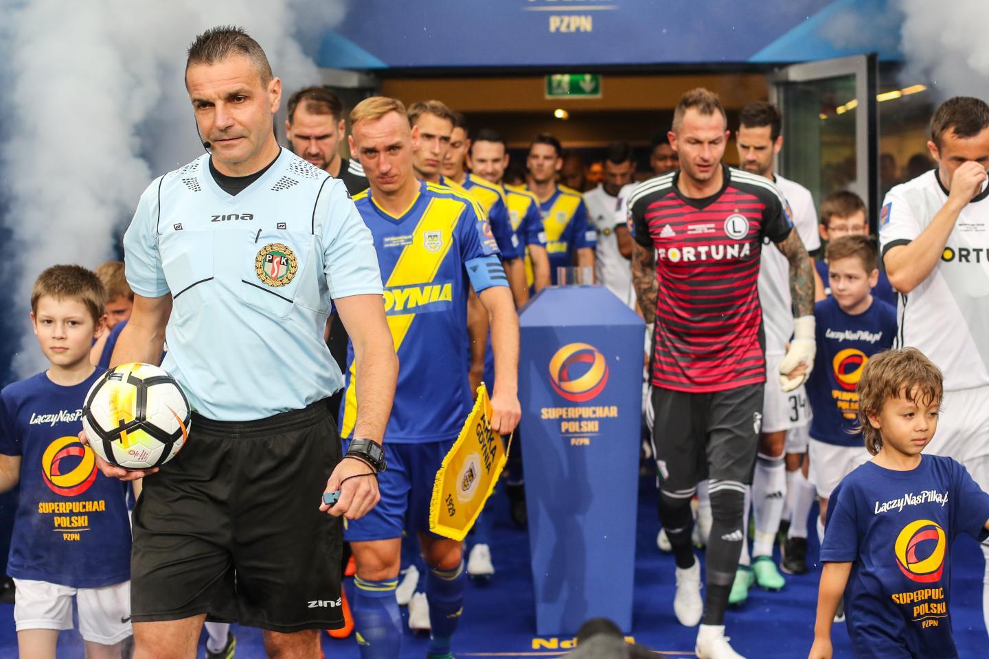 Legia Warszawa - Arka Gdynia 2:3 (14.07.2018) sędzia Mariusz Złotek