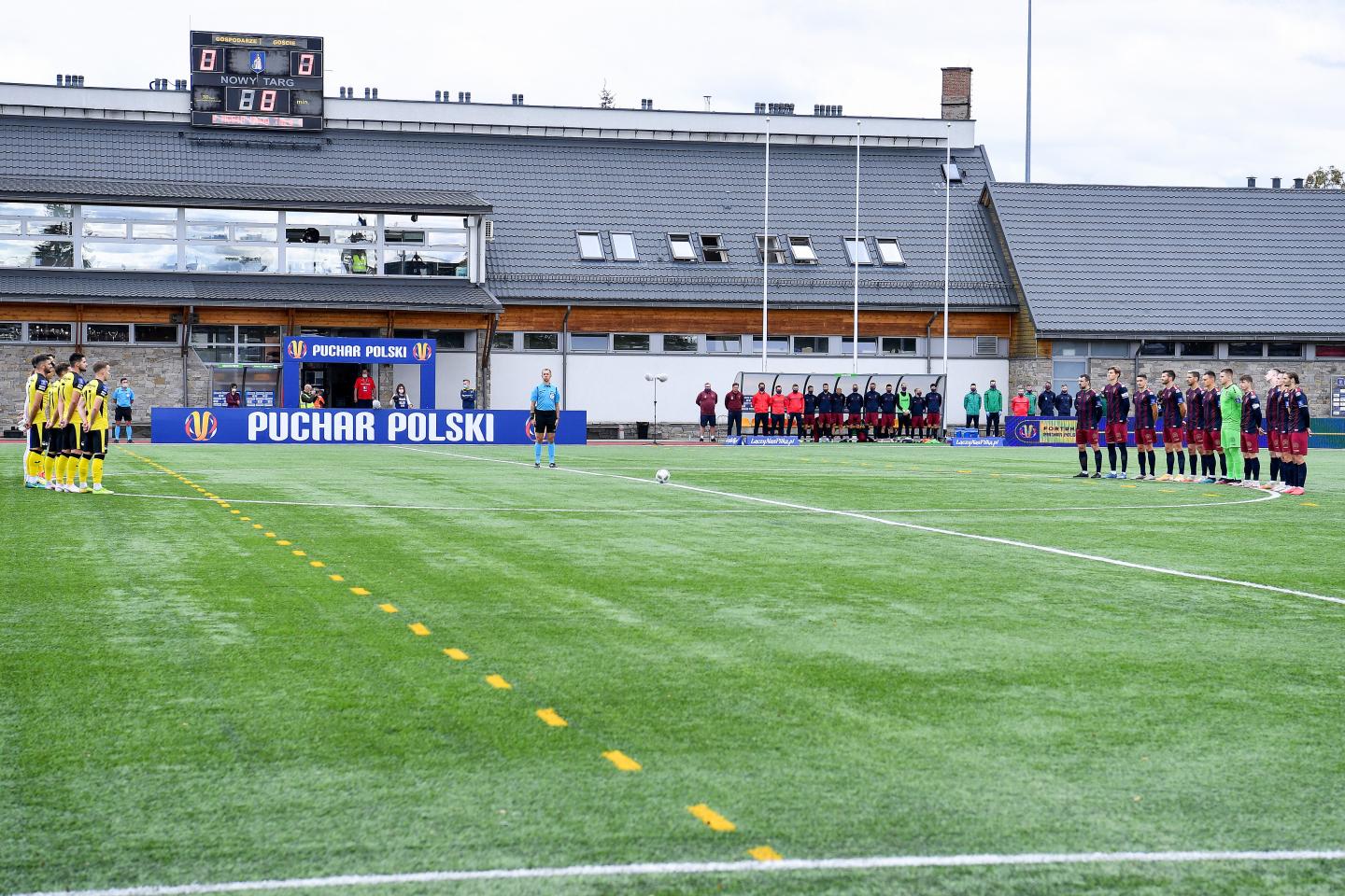 Podhale Nowy Targ - Pogoń Szczecin 0:5 (02.09.2020) Hymn przed meczem