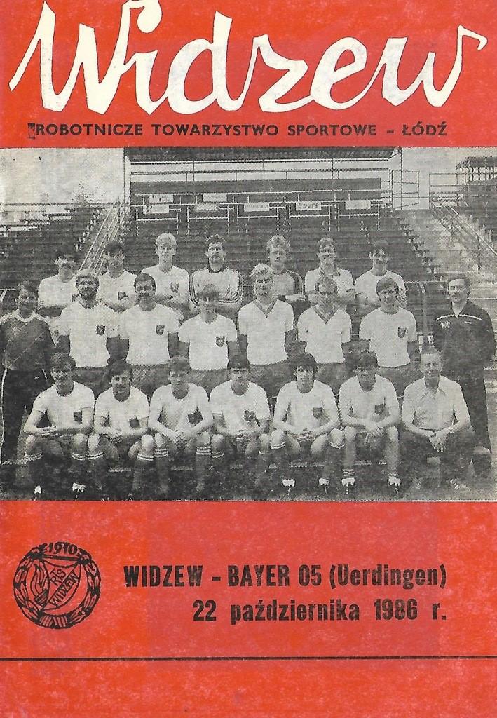 Widzew Łódź – Bayer 05 Uerdingen 0:0 (22.10.1986)