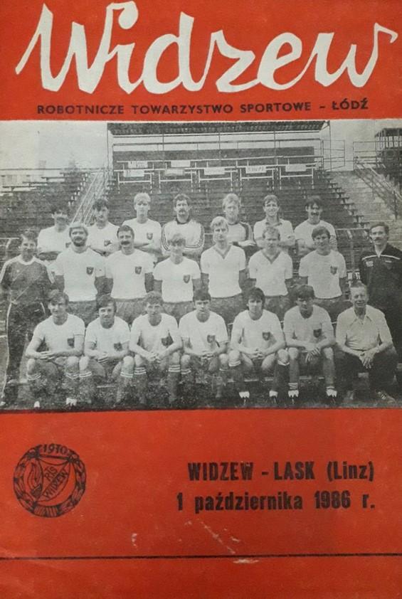 Widzew Łódź – LASK Linz 1:0 (01.10.1986)